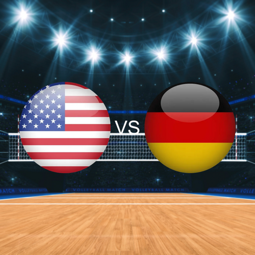 USA vs Germany Women's Volleyball Nations League