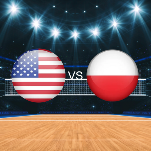 USA vs Poland Women's Volleyball Nations League